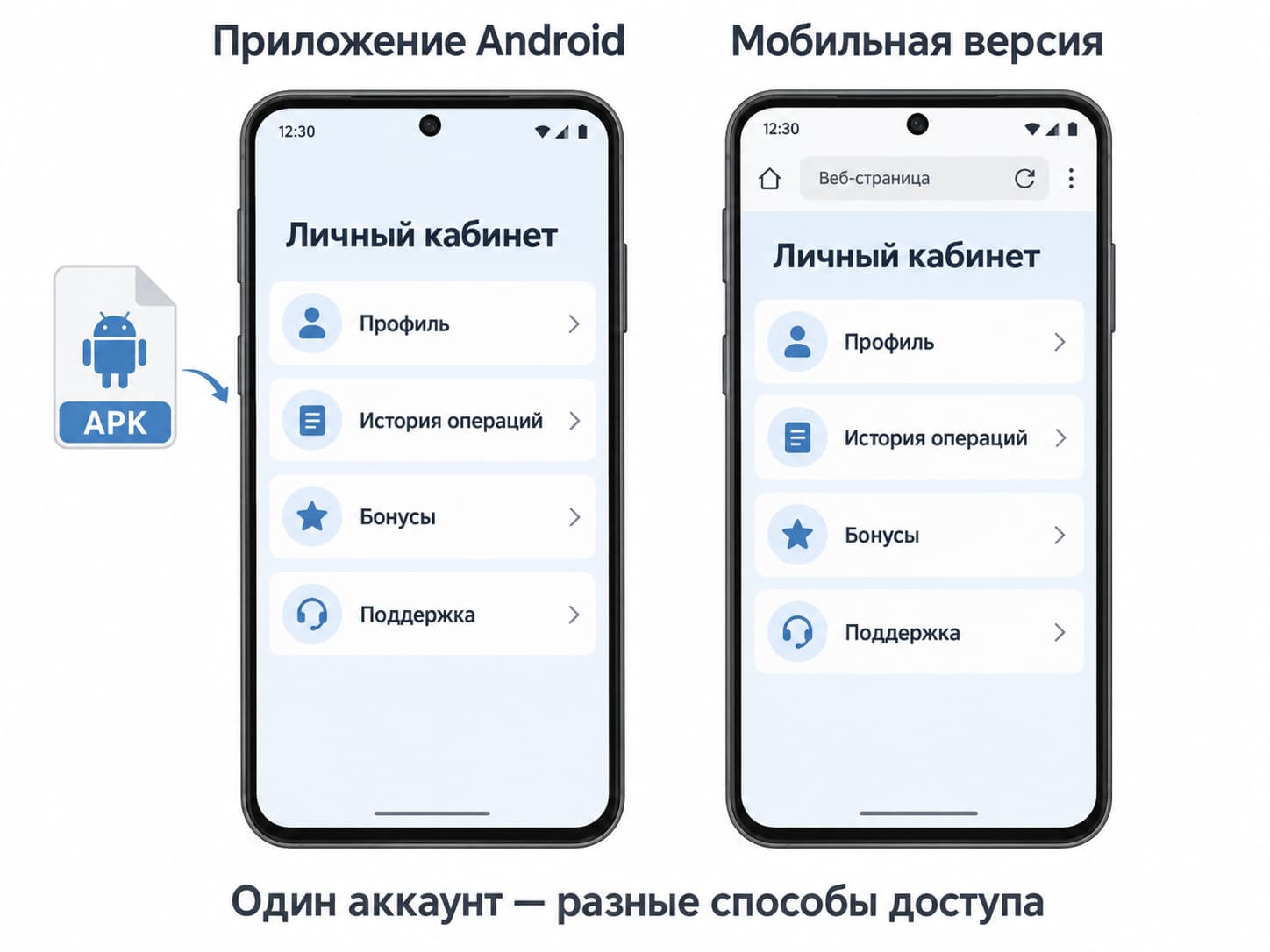 Приложение и мобильная версия
