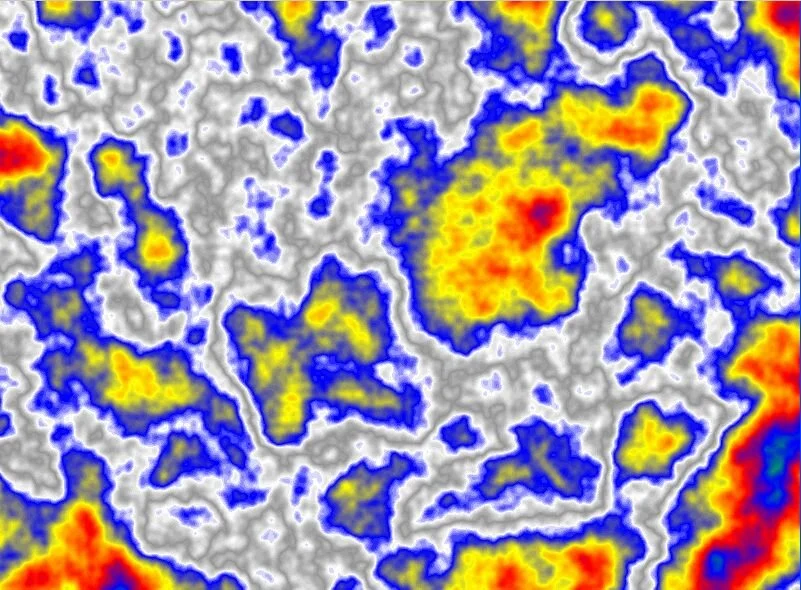Фрактал «Плазма», полученный в программе ChaosPro 4.0