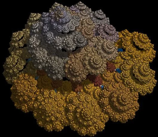 Фрактальное изображение, полученное в программе ChaosPro 4.0