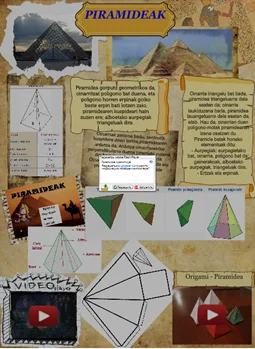 Внешний вид интерактивного плаката в сервисе Glogster