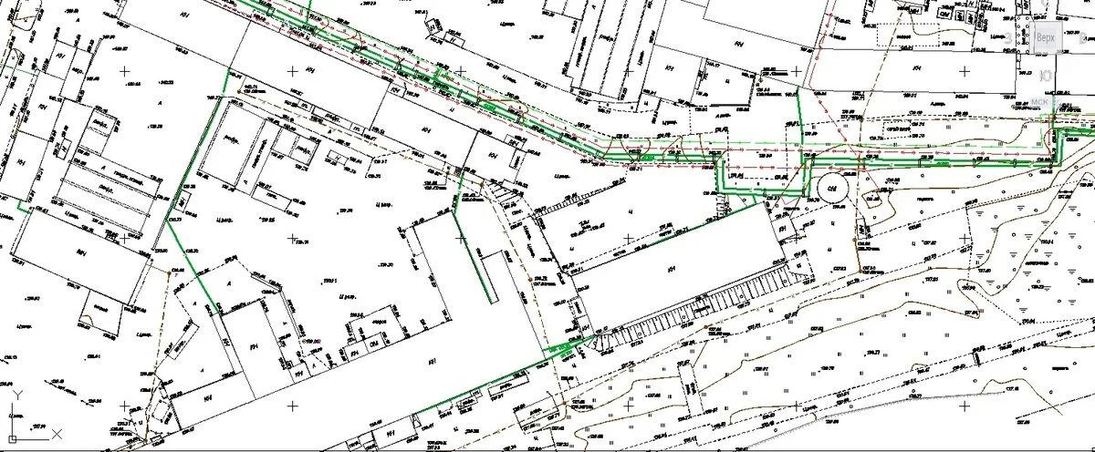 Фрагмент топографического плана