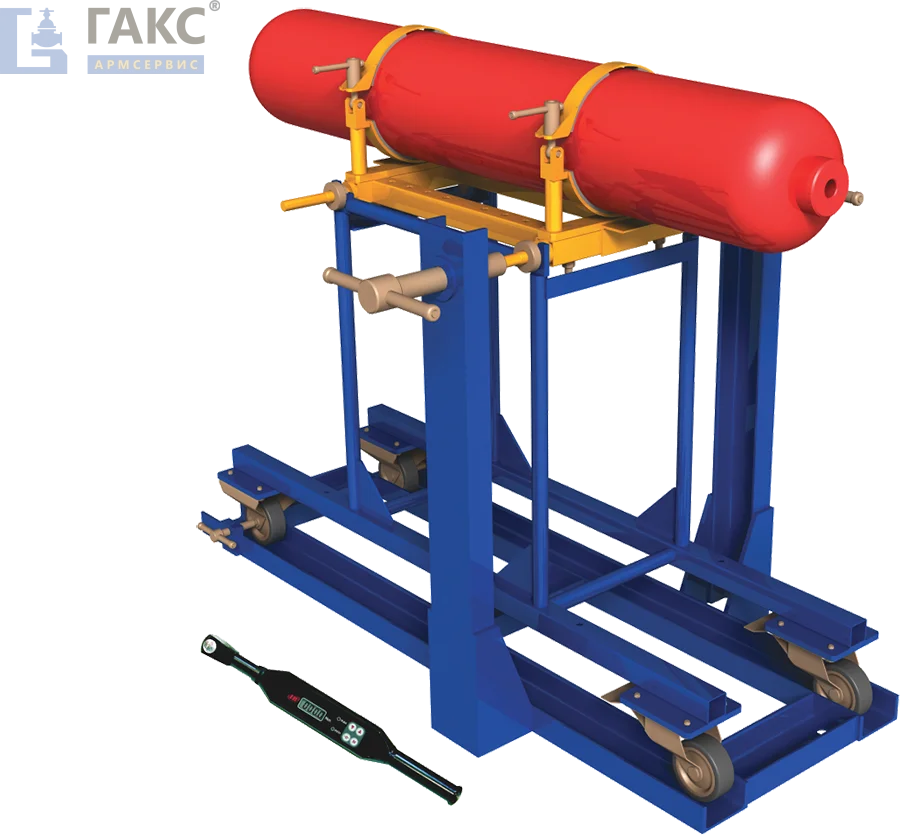 Стенд для откручивания вентиля баллона