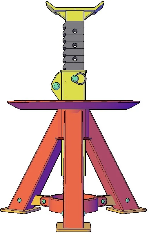 Трехмерная модель стойки