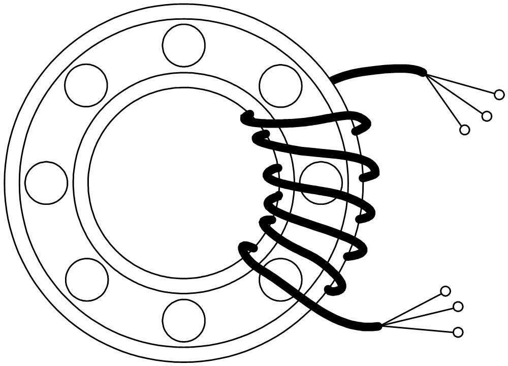 Способ наложения индуктора
