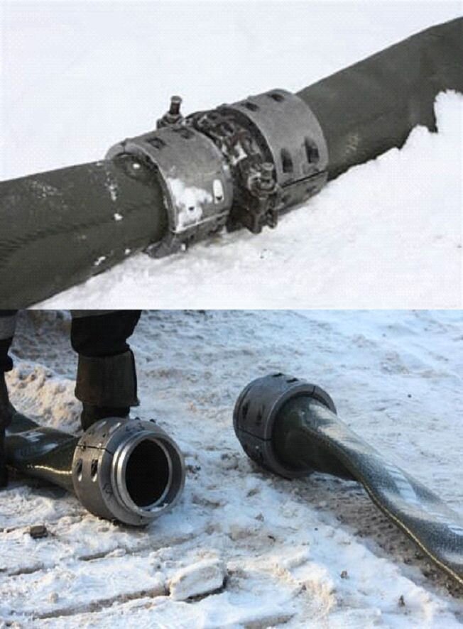 Процесс соединения полугаек.