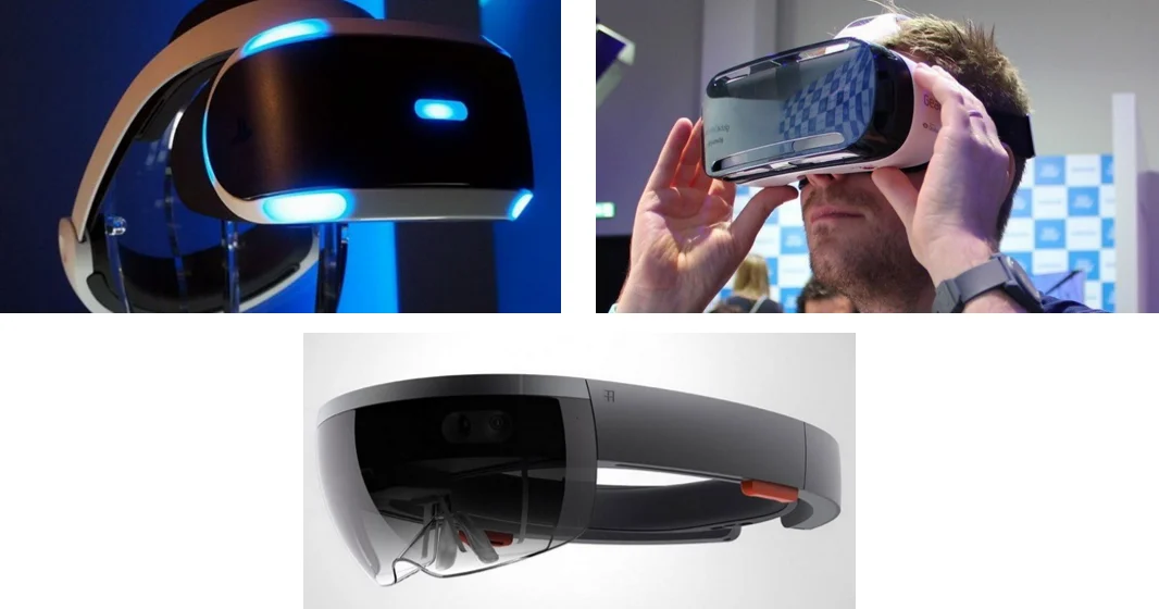 Модели очков виртуальной реальности разных производителей